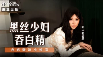 Madou Media MSD-127 Young Woman in Black Silk Swallows Essence-Zhao Silu