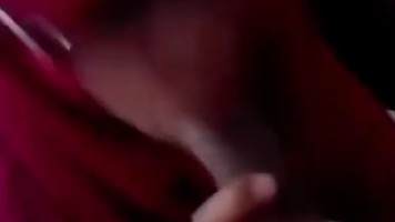 Bokep Indo Tante Jilbab Merah Berkacamata Sepong Kontol